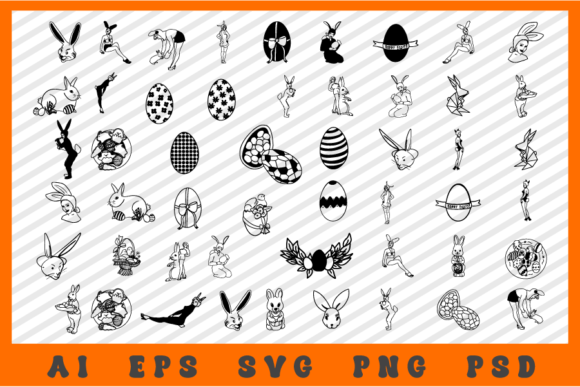 Easter Bundle, Easter Silhouette