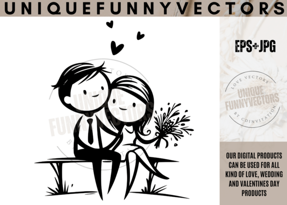 Wedding Couple Svg and Stick Vectors 359