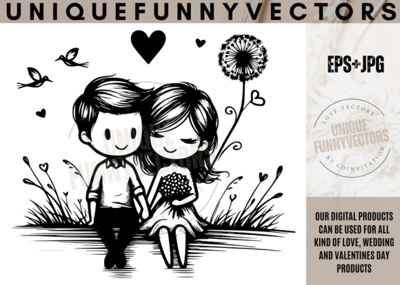 Wedding Couple Svg and Stick Vectors 370