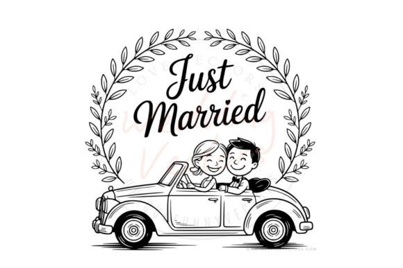 Wedding Couple Svg and Stick Vectors 55