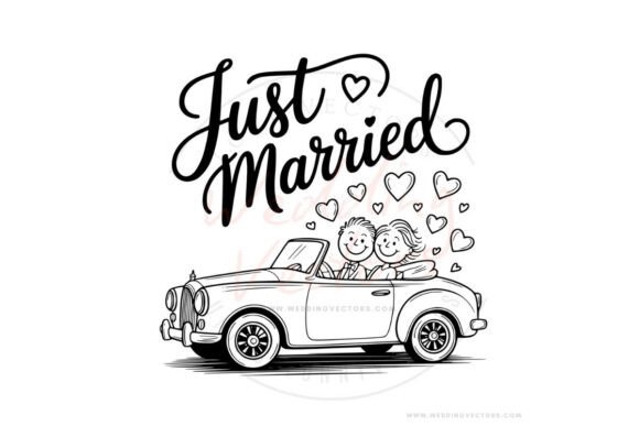 Wedding Couple Svg and Stick Vectors 62