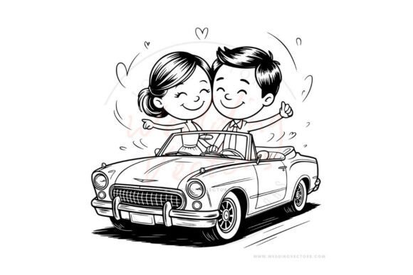 Wedding Couple Svg and Stick Vectors 72