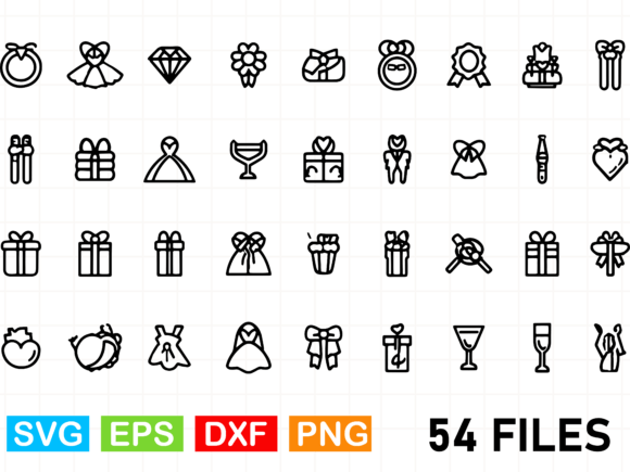 Wedding Icons Svg Bundle Review