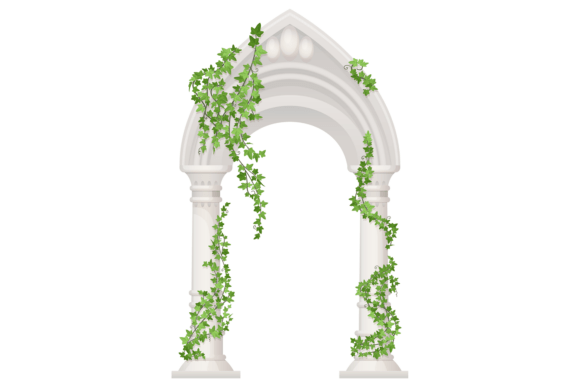 Wedding Pillar Gate: Classic Elegant Sto