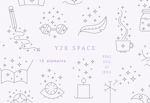 Y2K Space Clipart Review